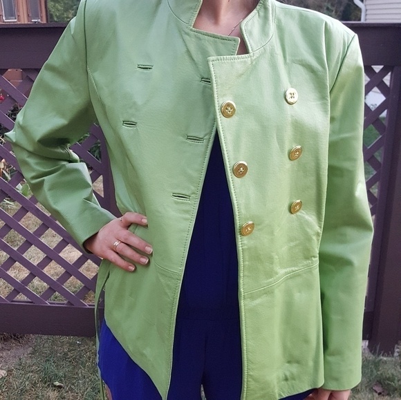 TERRY Lewis leather blaizer - Picture 4 of 8